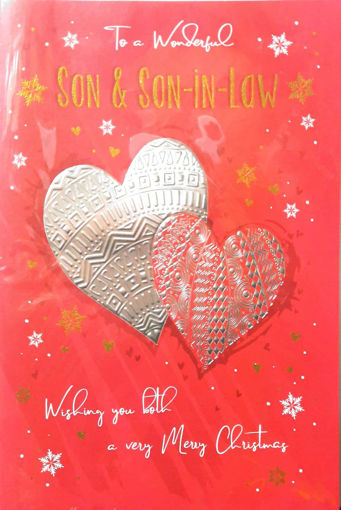 Picture of SON & SON IN LAW CHRISTMAS CARD
